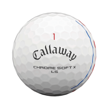 Callaway Chrome Soft X LS Triple-Track Golf Balls - White - main image