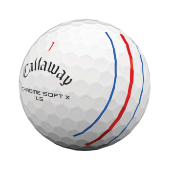 Callaway Chrome Soft X LS Triple-Track Golf Balls - White - main image