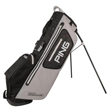 Ping Hoofer Monsoon Golf Stand Bag - Light Grey/Black/White - main image