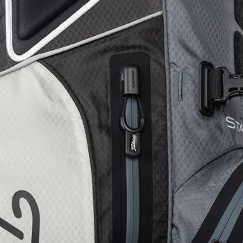 Titleist Players 4+ StaDry Golf Stand Bag - Grey/Charcoal/Black