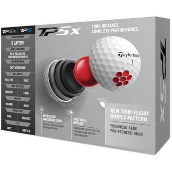 TaylorMade TP5x Golf Balls - White - main image