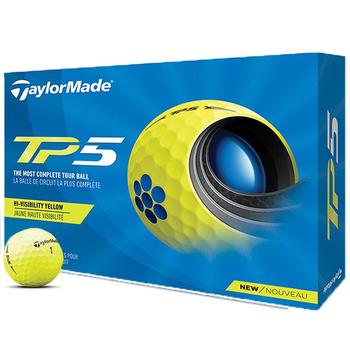 TaylorMade TP5 Golf Balls - Yellow - main image