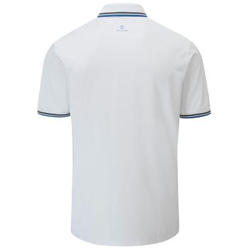Oscar Jacobson Buxton Mens Golf Polo Shirt - White - main image