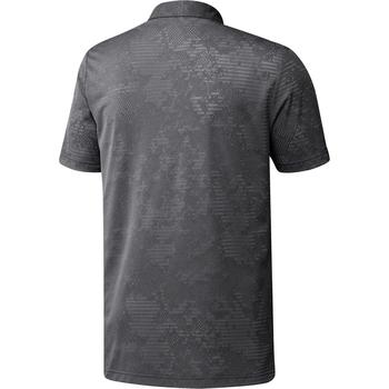 adidas Camo Golf Polo Shirt - Black/Grey Three - main image