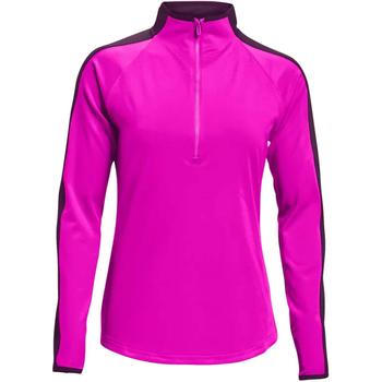 Under Armour Womens Storm Midlayer Zip Golf Top Pink