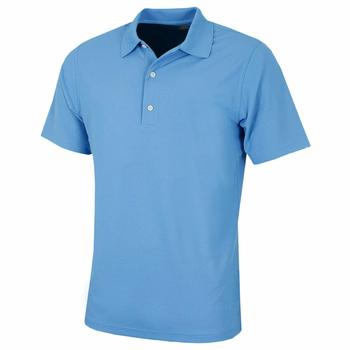 Greg Norman Play Dry Protek Micro Pique Polo Shirt - Navy - main image