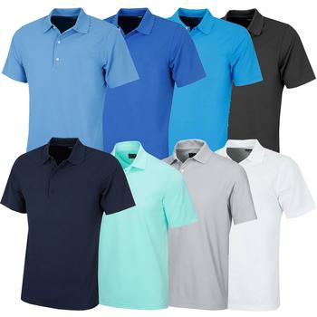 Greg Norman Play Dry Protek Micro Pique Polo Shirt - Navy - main image