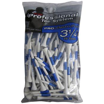 Pride Professional 75 Wooden Golf Tee Pack 83mm - Blue - main image