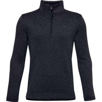 Under Armour Boys Sweaterfleece 1/2 Zip Golf Top - Black - main image