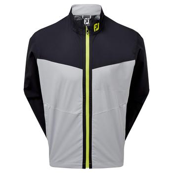 FootJoy HydroLite Waterproof Golf Jacket - Black/Grey/Lime - main image