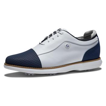 FootJoy Traditions Women's Golf Shoe - White/Navy - main image