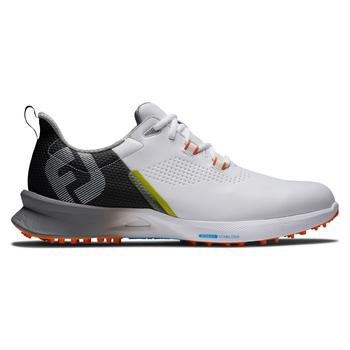 FootJoy Fuel Golf Shoe - White/Black/Orange - main image