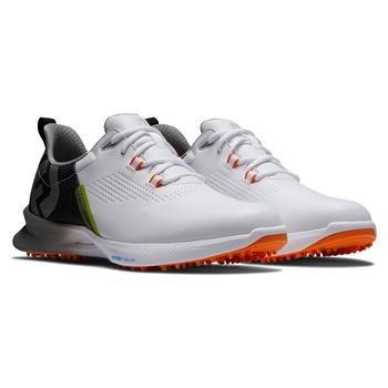 FootJoy Fuel Golf Shoe - White/Black/Orange - main image