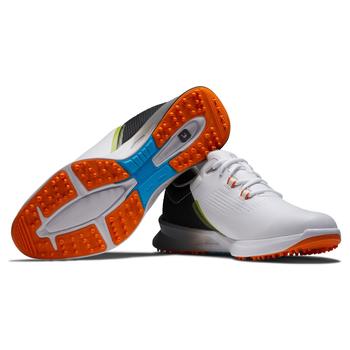 FootJoy Fuel Golf Shoe - White/Black/Orange - main image