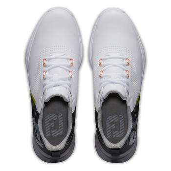 FootJoy Fuel Golf Shoe - White/Black/Orange - main image