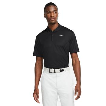 Nike Dri-Fit Victory Solid Polo Shirt - Black/White
