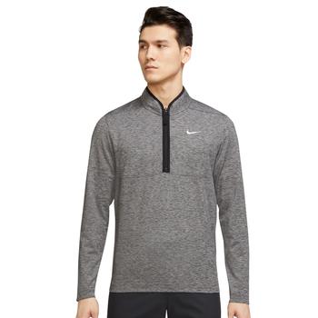 Nike Dri-Fit Victory Heathered Half Zip Golf Top - Black/Pure/White - main image