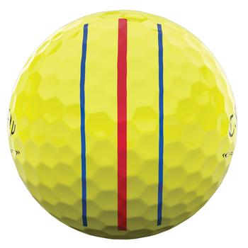 Callaway Chrome Soft X Triple Track Golf Balls Yelllow - 3-Ball Sleeve - main image