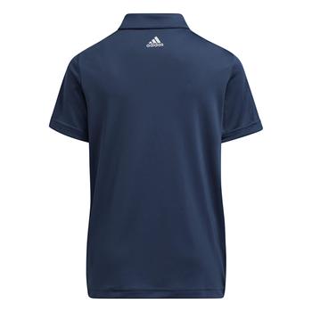 adidas Boys 3 Stripe Golf Polo Shirt - Navy - main image