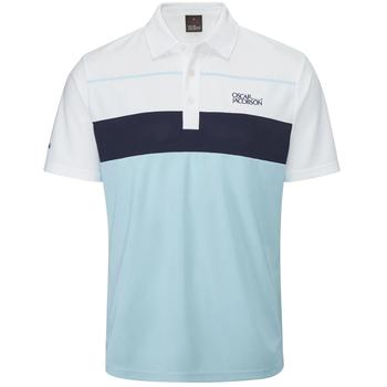Oscar Jacobson Dodman Golf Polo Shirt - Cool Blue - main image
