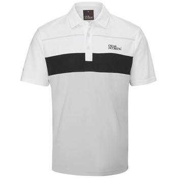 Oscar Jacobson Dodman Golf Polo Shirt - Lunar Grey - main image
