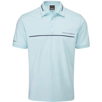 Oscar Jacobson Marsden Golf Polo Shirt - Cool Blue - main image