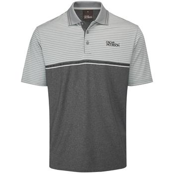 Oscar Jacobson Whitby Golf Polo Shirt - Lunar Grey - main image
