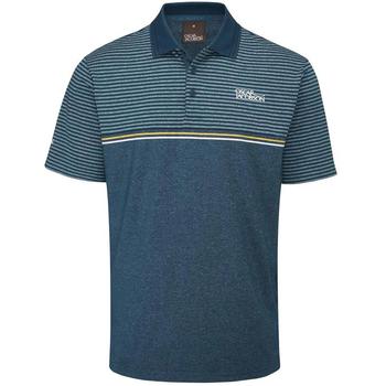 Oscar Jacobson Whitby Golf Polo Shirt - Navy Marl - main image