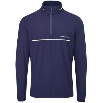 Oscar Jacobson Darwin Midlayer Golf Sweater - Navy - main image