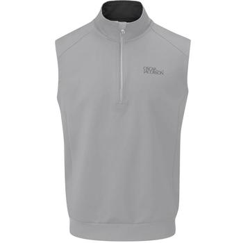 Oscar Jacobson Trent Tour Sleeveless Golf Sweater - Light Grey - main image