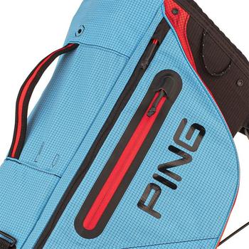 Ping Hoofer Craz-e-lite Golf Stand Bag - Bright Blue/Black/Red - main image