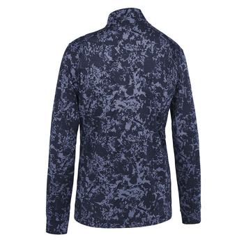 Callaway Camo Sun Printed 1/4 Zip Top - Peacoat - main image