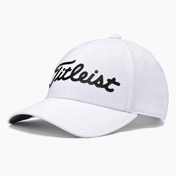 Titleist Womens Players Performance Golf Ball Marker Cap - White/Black