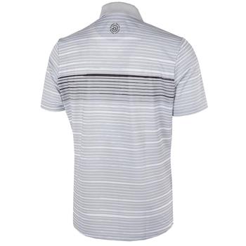 Galvin Green MORGAN Ventil8+ Golf Shirt - Cool Grey/White - main image