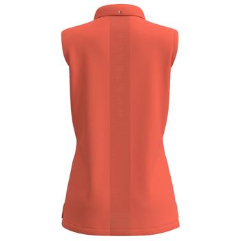 Forelson Stow Ladies Button Sleeveless Golf Polo Shirt - Coral - main image