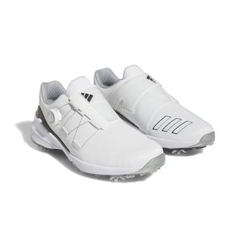 adidas ZG23 BOA Golf Shoes - White/Black/Silver - main image