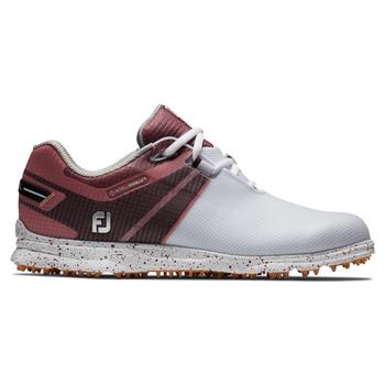 FootJoy Pro SL Sport Womens Golf Shoes - White/Black/Burgundy