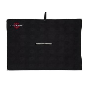 Odyssey Microfibre Golf Towel - Black - main image