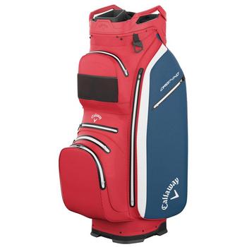 Callaway Org 14 HD Waterproof Golf Cart Bag - Red/White/Navy