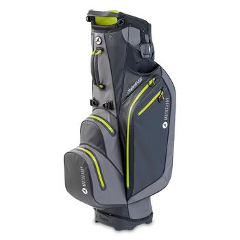 Motocaddy HydroFLEX Golf Trolley/Stand Bag 2024 - Charcoal/Lime - main image