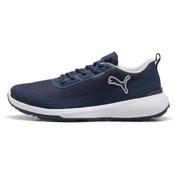 Gold Gear Direct - Puma Gruve Sport Golf Shoes - Deep Navy/Ash Grey