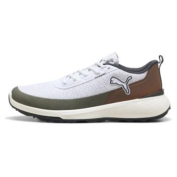 Gruve Sport Golf Shoes - Puma White/Fudge/Dark Sage