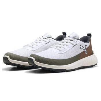 Puma Gruve Sport Golf Shoes - Puma White/Fudge/Dark Sage - main image