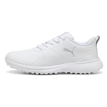 Puma Fusion Grip 6 Evo Golf Shoes - Puma White/Ash Grey