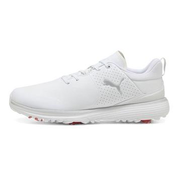 Fusion Grip St Golf Shoes - Puma White/Puma Silver/Ash Grey