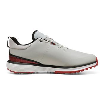 Puma Fusion Grip ST Golf Shoes -  Ash Grey/Puma Black/Candy Apple - main image