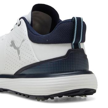 Puma Fusion Grip ST Golf Shoes -  Puma White/Puma Silver/Deep Navy - main image