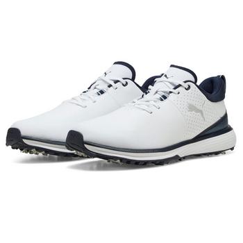 Puma Fusion Grip ST Golf Shoes -  Puma White/Puma Silver/Deep Navy - main image