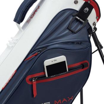 Big Max Aqua Seven H Waterproof Golf Stand Bag - Navy/White/Red - main image