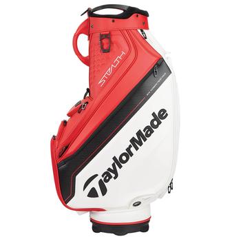 TaylorMade Stealth 2 Tour Cart Golf Bag - Red/White/Black - main image